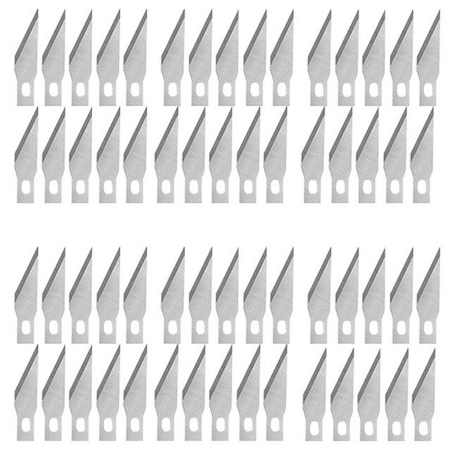100 PCS Xacto Blades Premium Sharp Knife Blades 11 - High Carbon Steel  Craft Cutting Tool - AliExpress